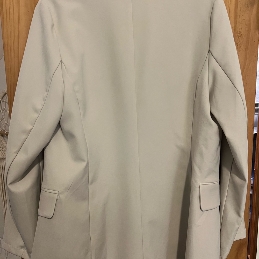 Sincerely Jules Cream Open-Front Blazer - Picture 4 of 4